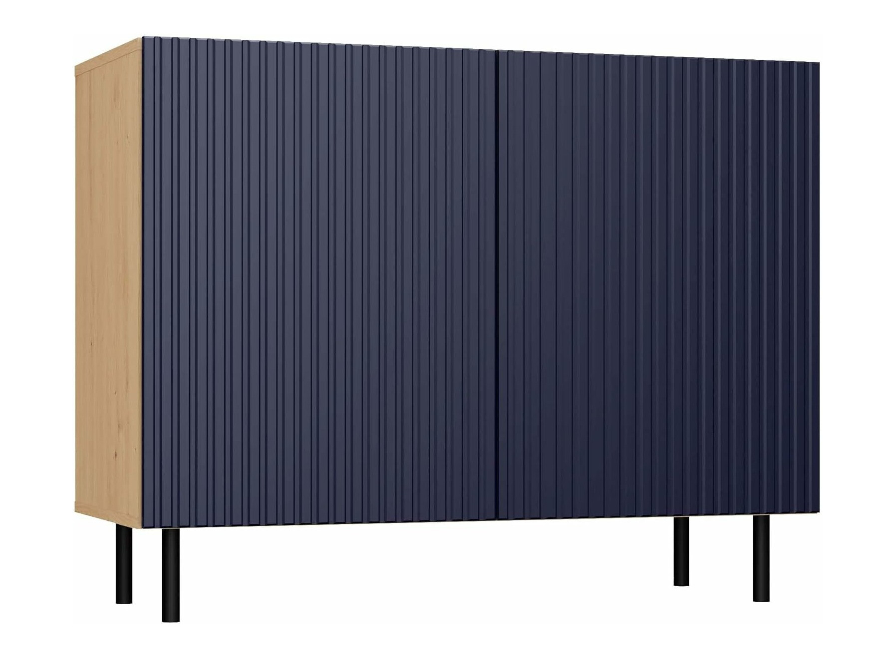 Dressoir Romseru 100 (Blauw + Artisan eiken)