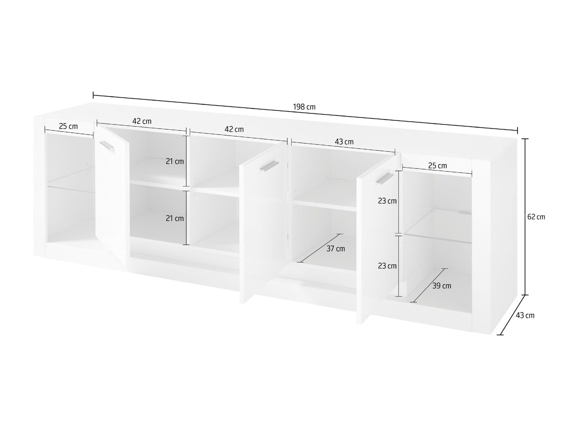 TV-meubel Dorbena 110