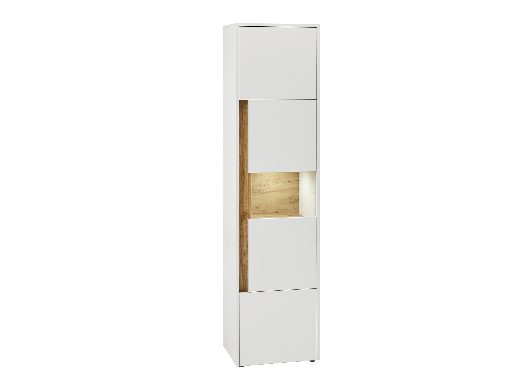 Boekenkast Elbsori 100 (Wit + Wotan eik)