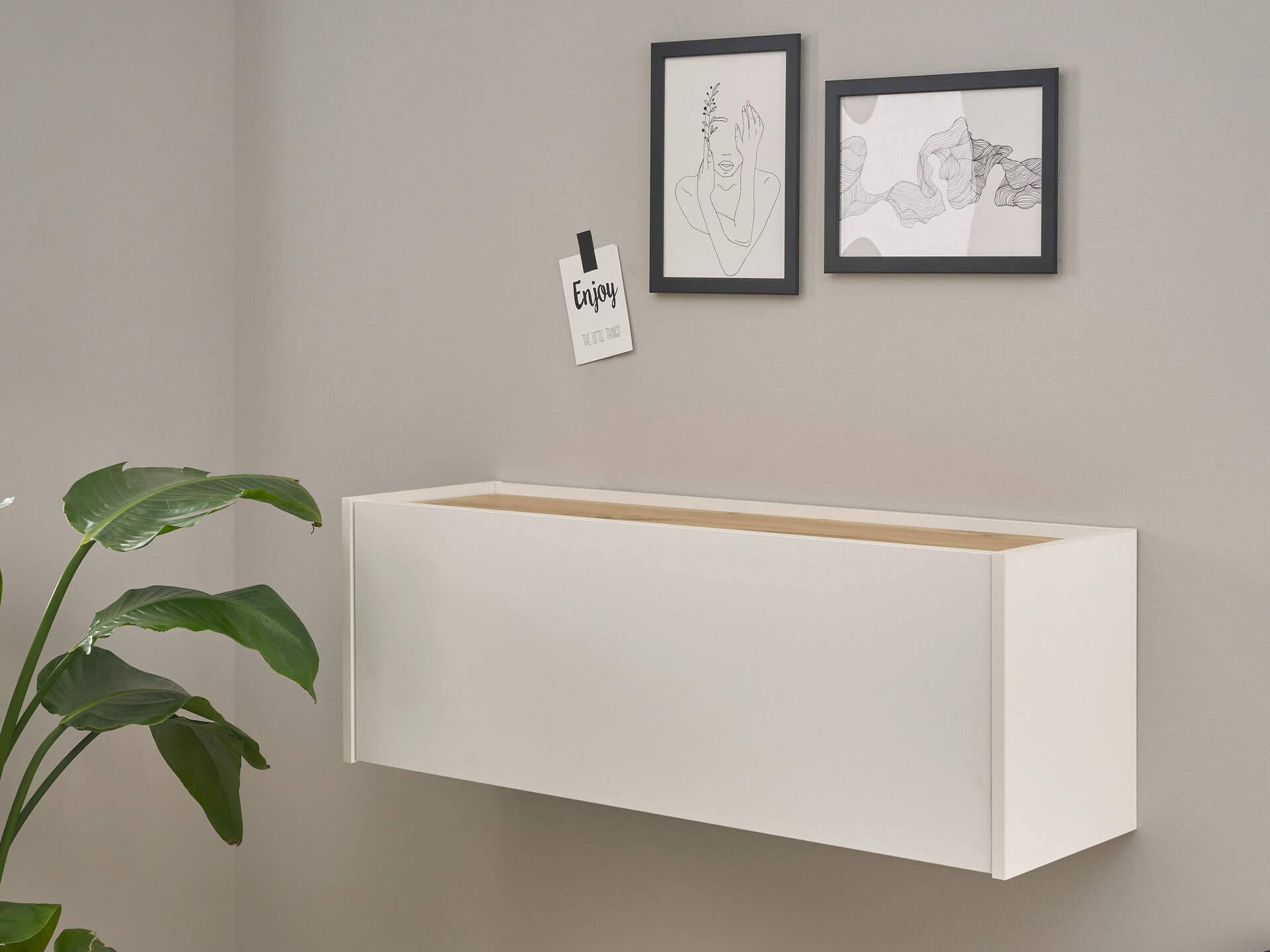 Bureau Elbsori 107 (Wit + Wotan eik)