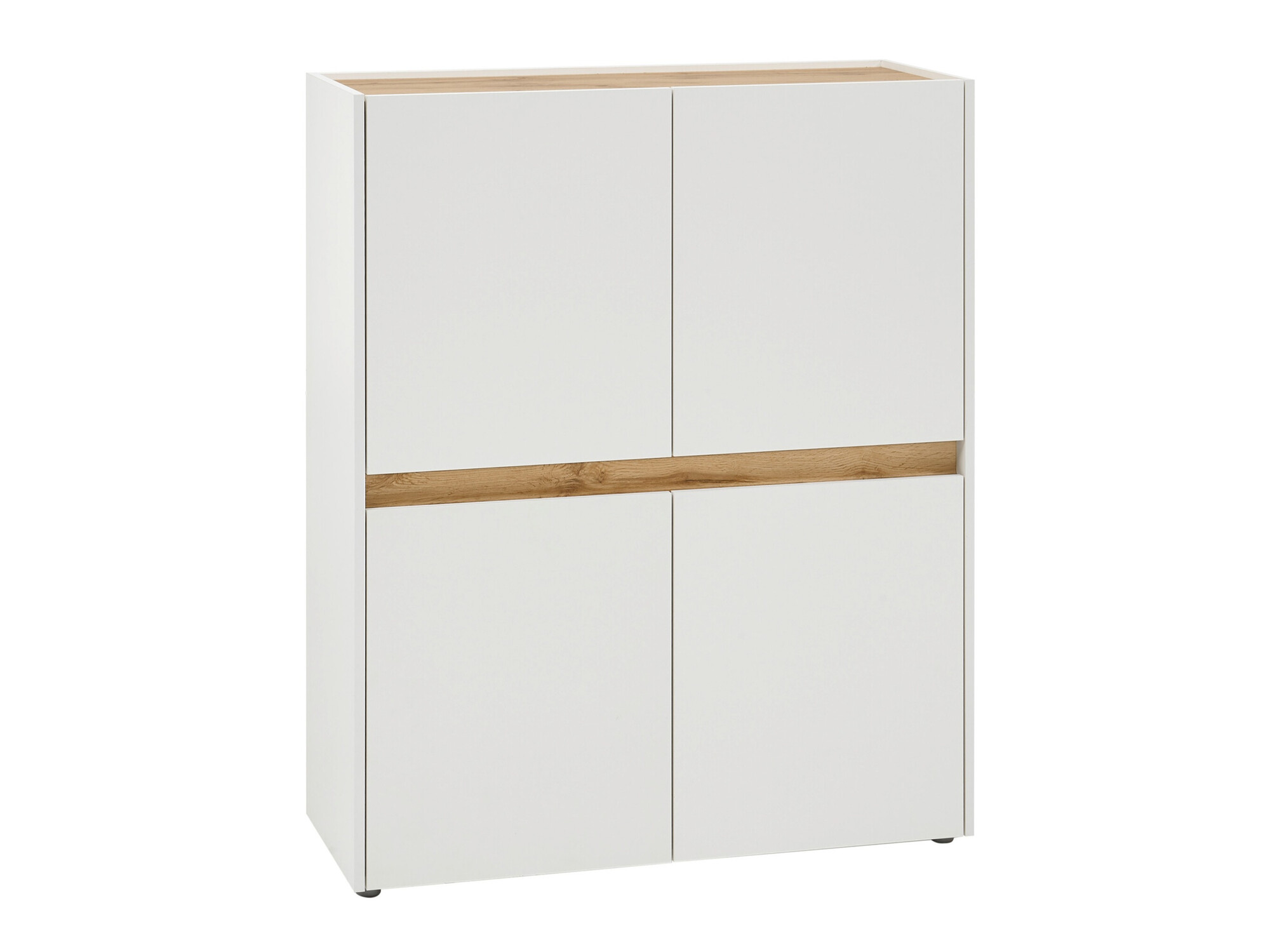 Dressoir Elbsori 111 (Wit + Wotan eik)