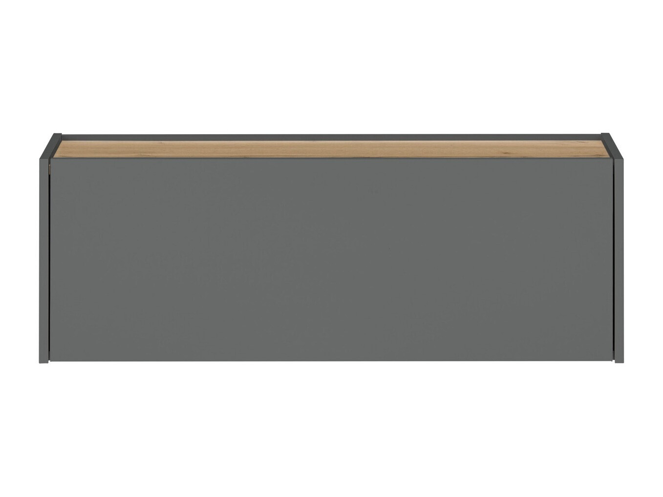 Wandkast Elbsori 109 (Antraciet + Wotan eik)
