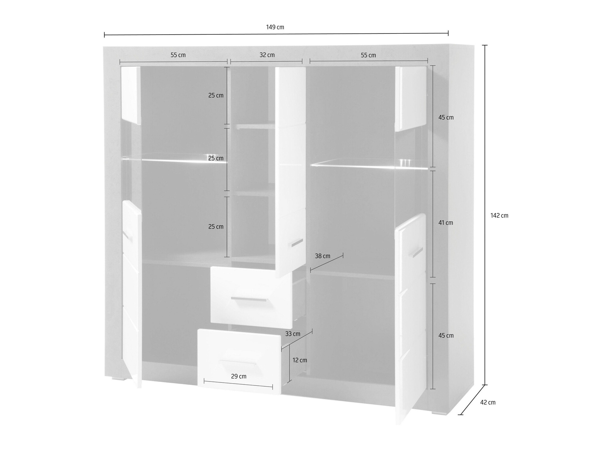 Boekenkast Etrcame 109