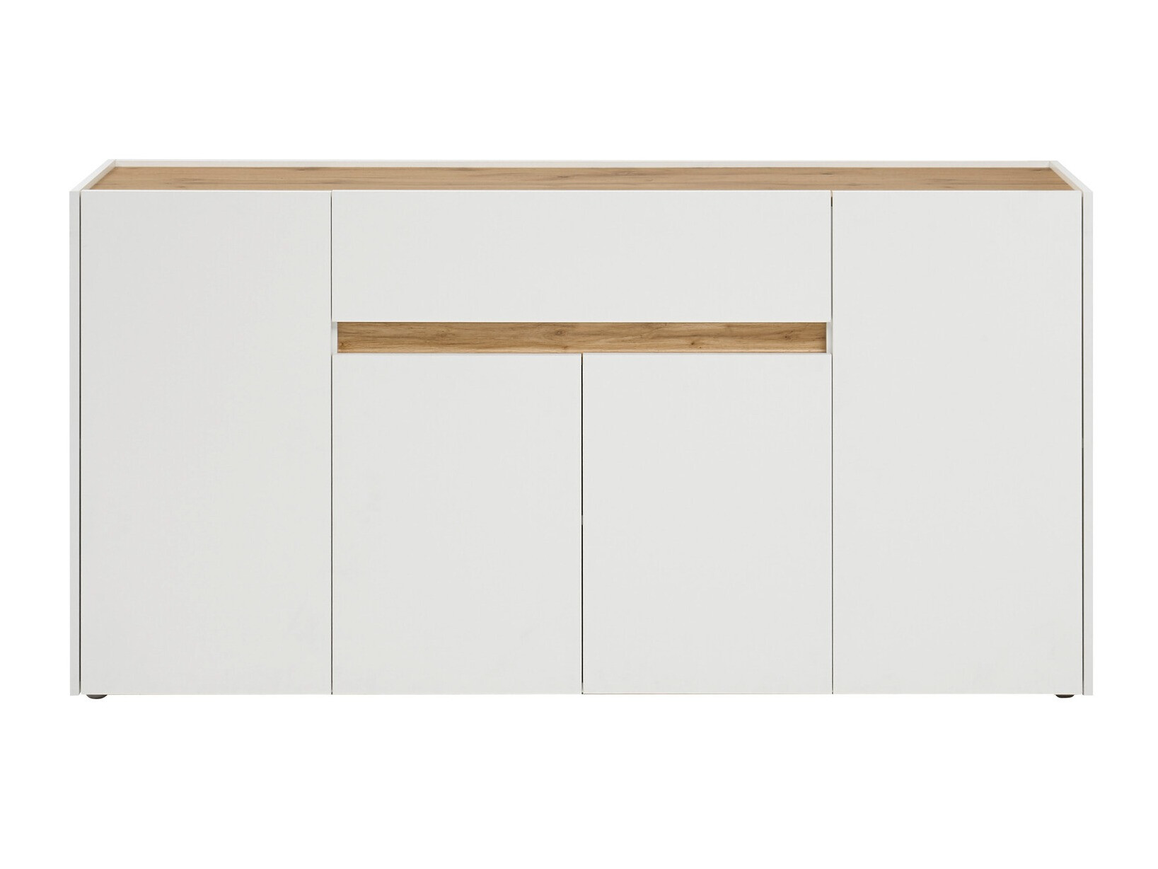 Ladekast Elbsori 117 (Wit + Wotan eik)