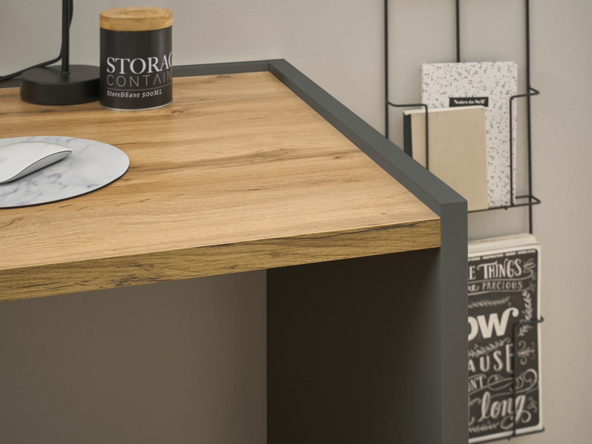 Bureau Elbsori 119 (Antraciet + Wotan eik)