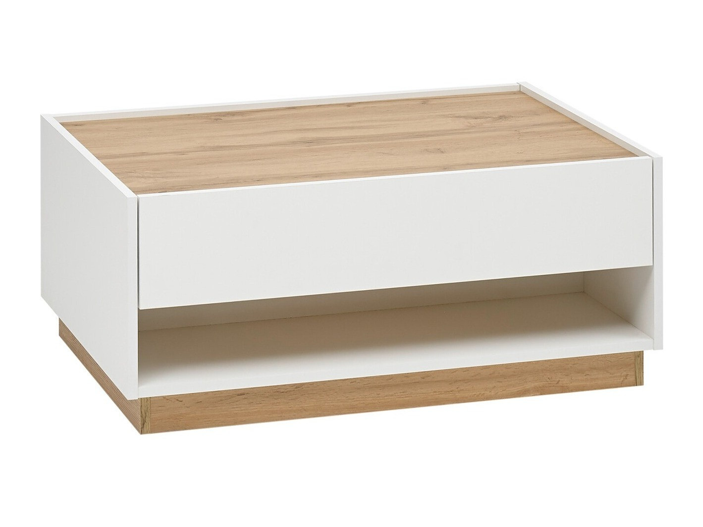 Salontafel Elbsori 123 (Wit + Wotan eik)