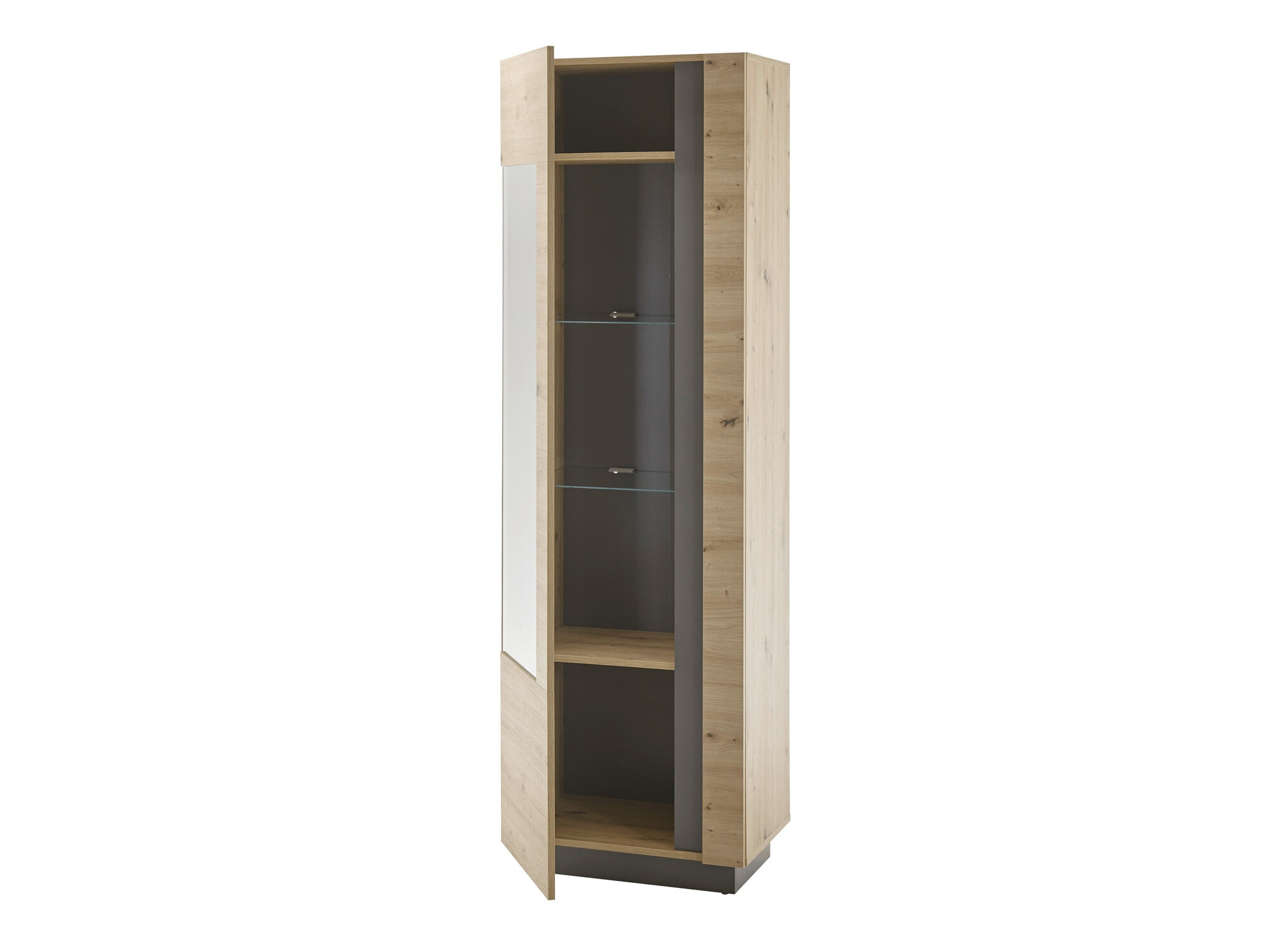 Boekenkast Veropho 100 (Artisan eiken + Grafiet)