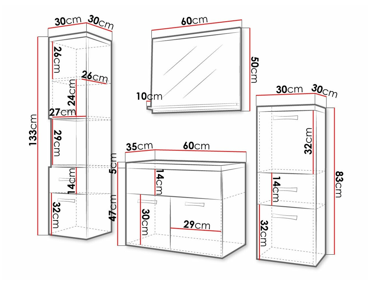 Badkamerset Sarasota 161