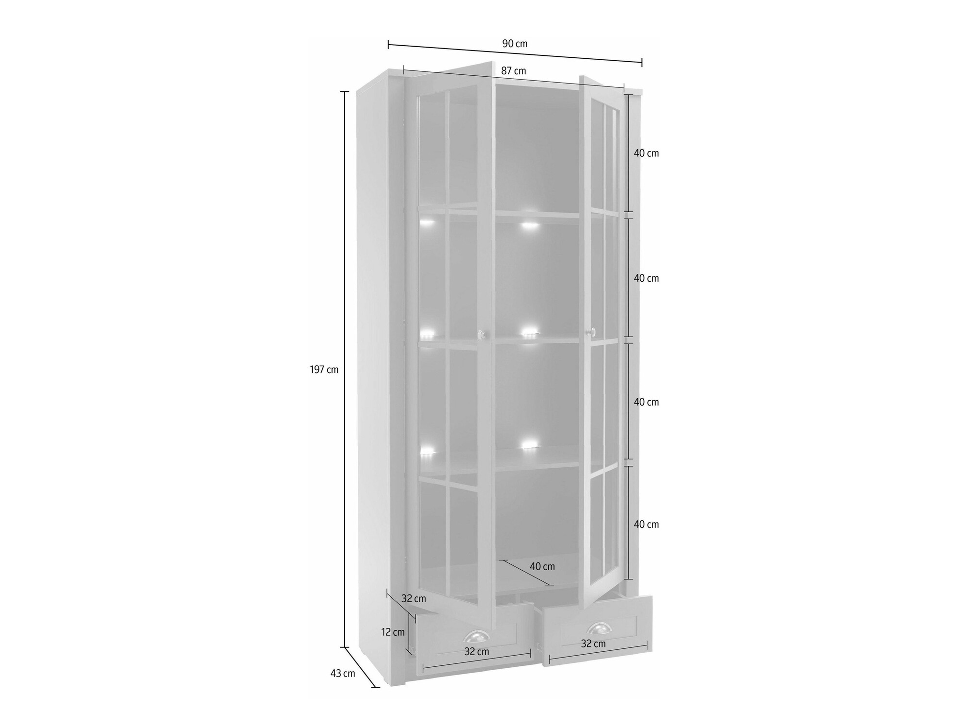 Boekenkast Evalira 111