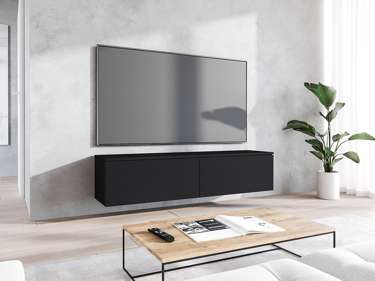 TV-meubel Scientia (Grafiet)