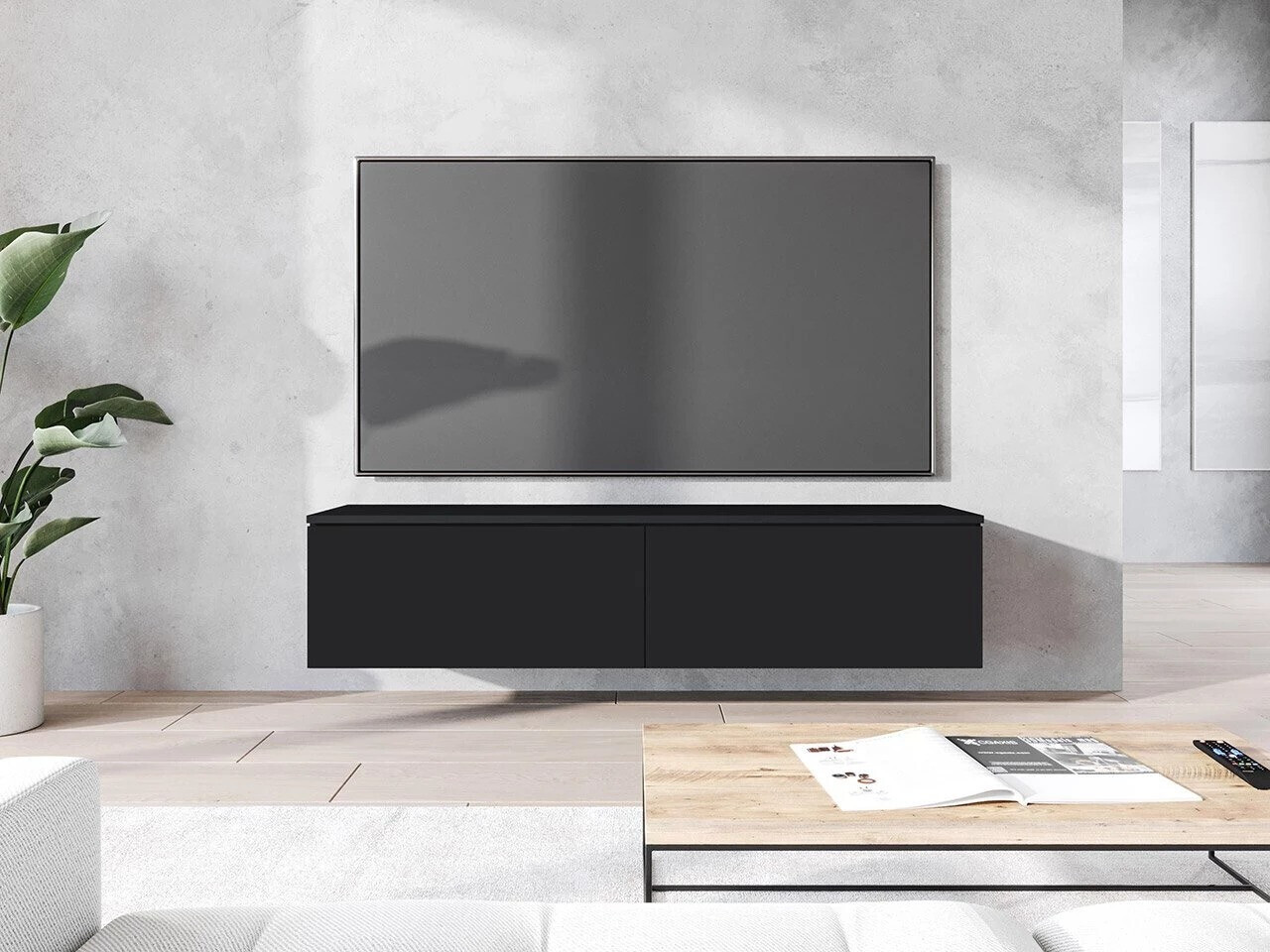 TV-meubel Scientia (Grafiet)