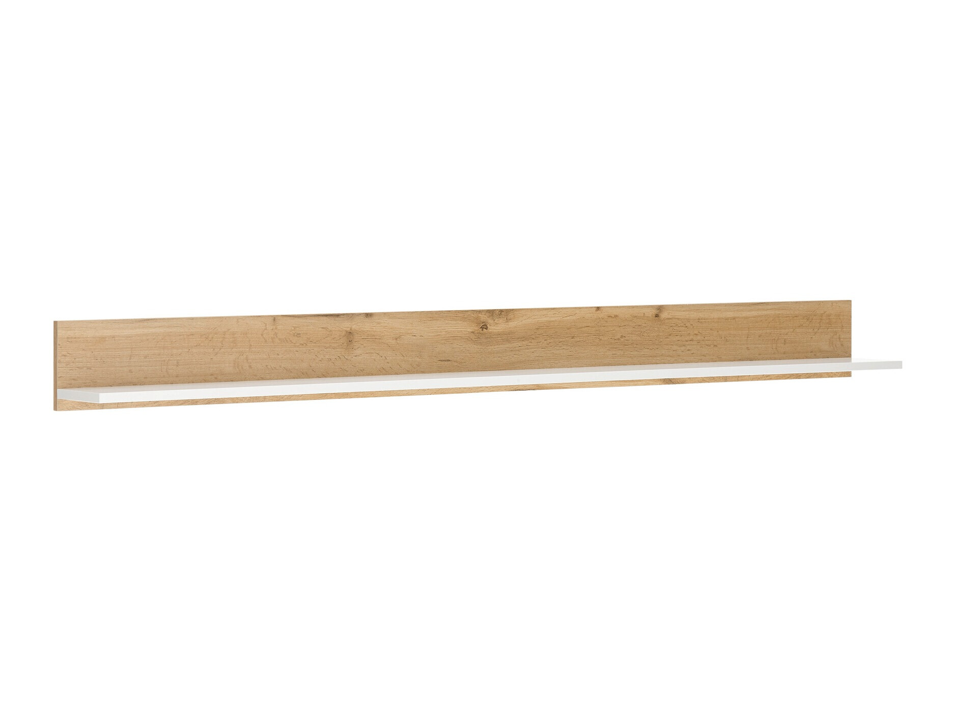 Wandplank Elbsori 134 (Wotan eik + Wit)