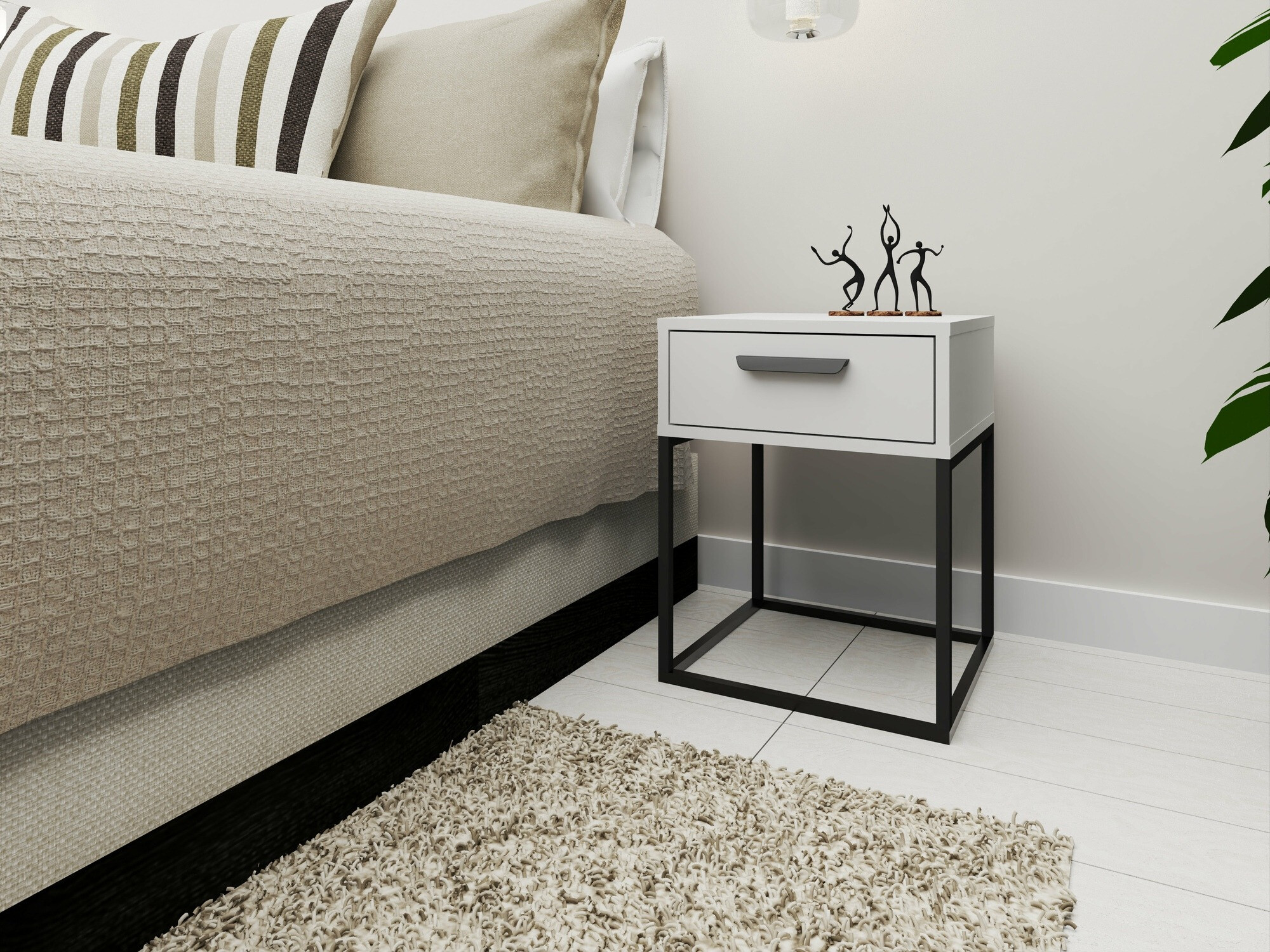 Nachtkastje Bristol 191 (Wit)