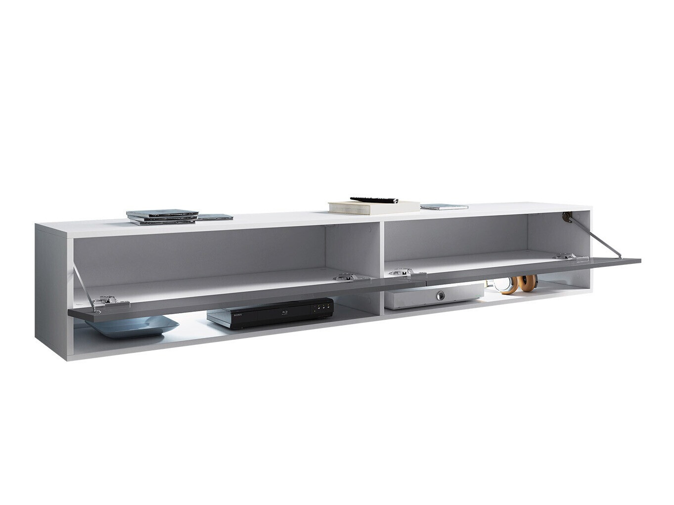 TV-meubel Sarasota 119 (Zwart + Grafiet)