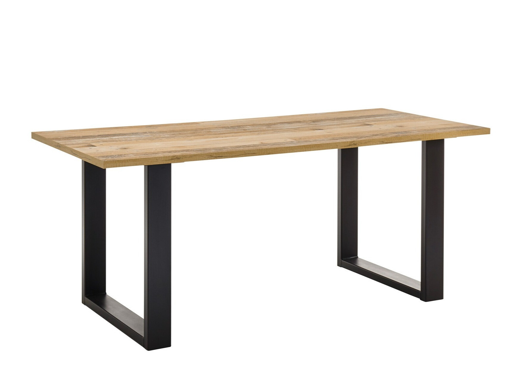 Tafel Cirtale 100 (Verouderd hout + Antraciet)