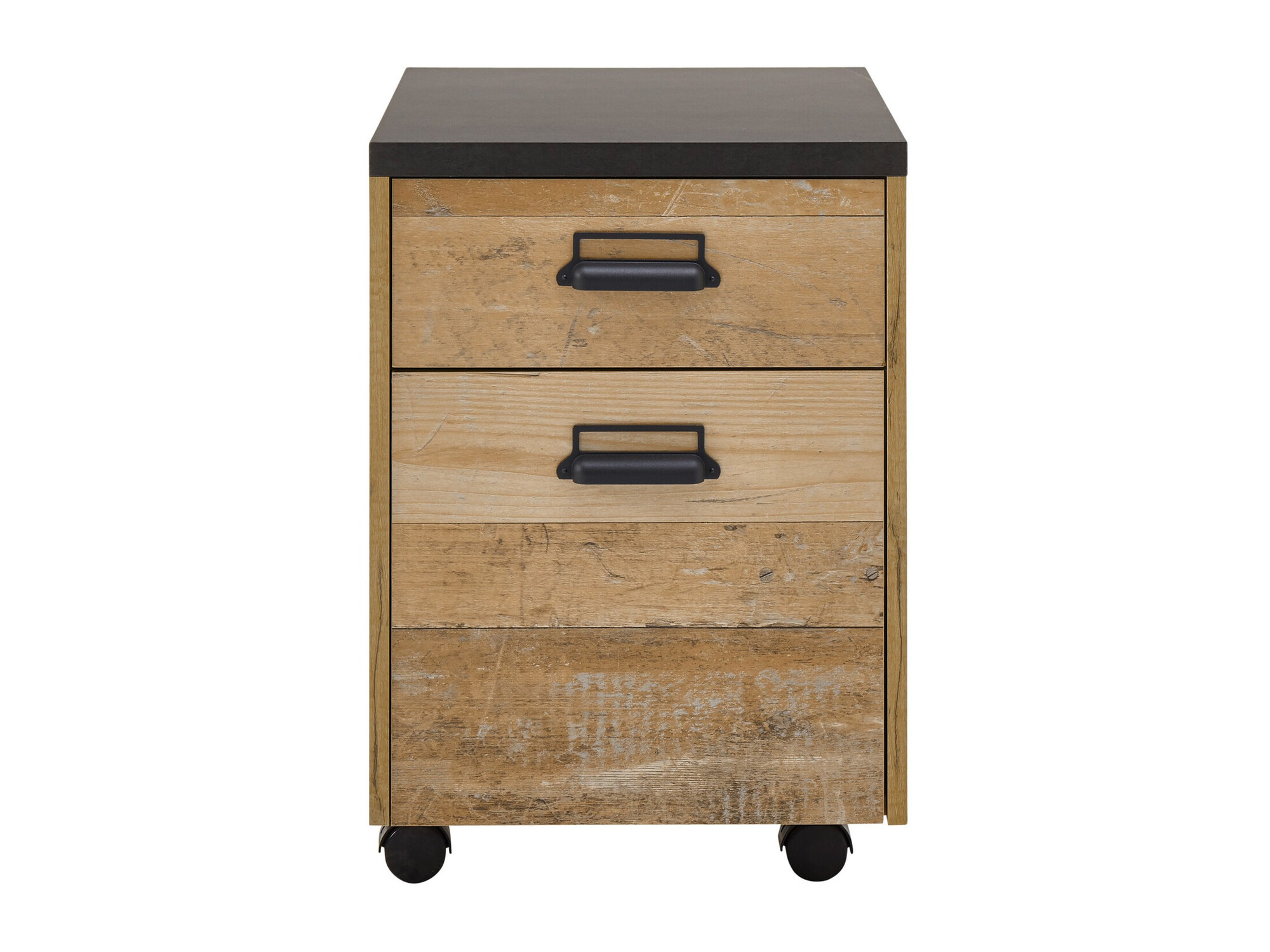 Ladeblok Cirtale 103 (Verouderd hout + Antraciet)