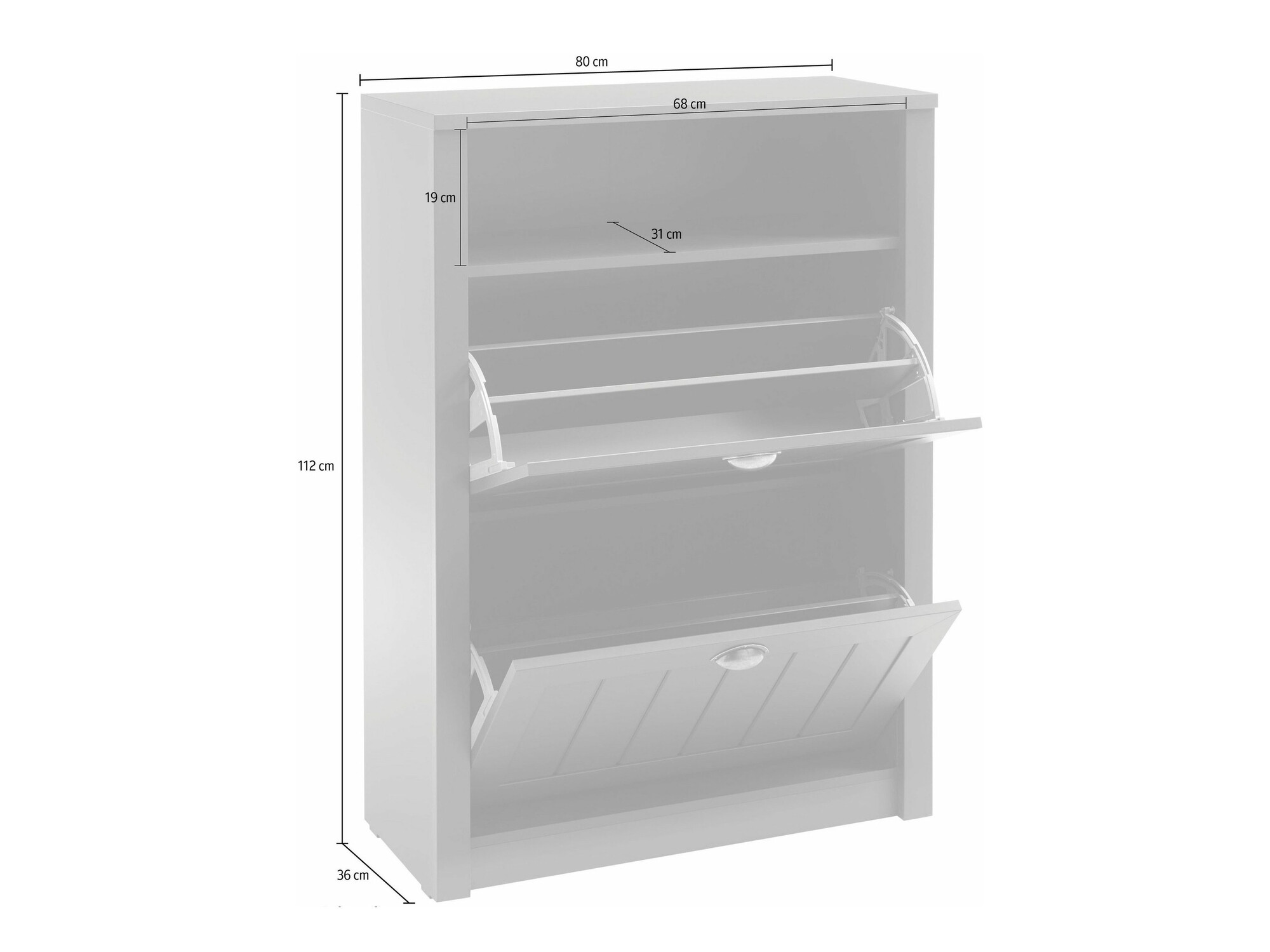 Schoenenkast Evalira 120