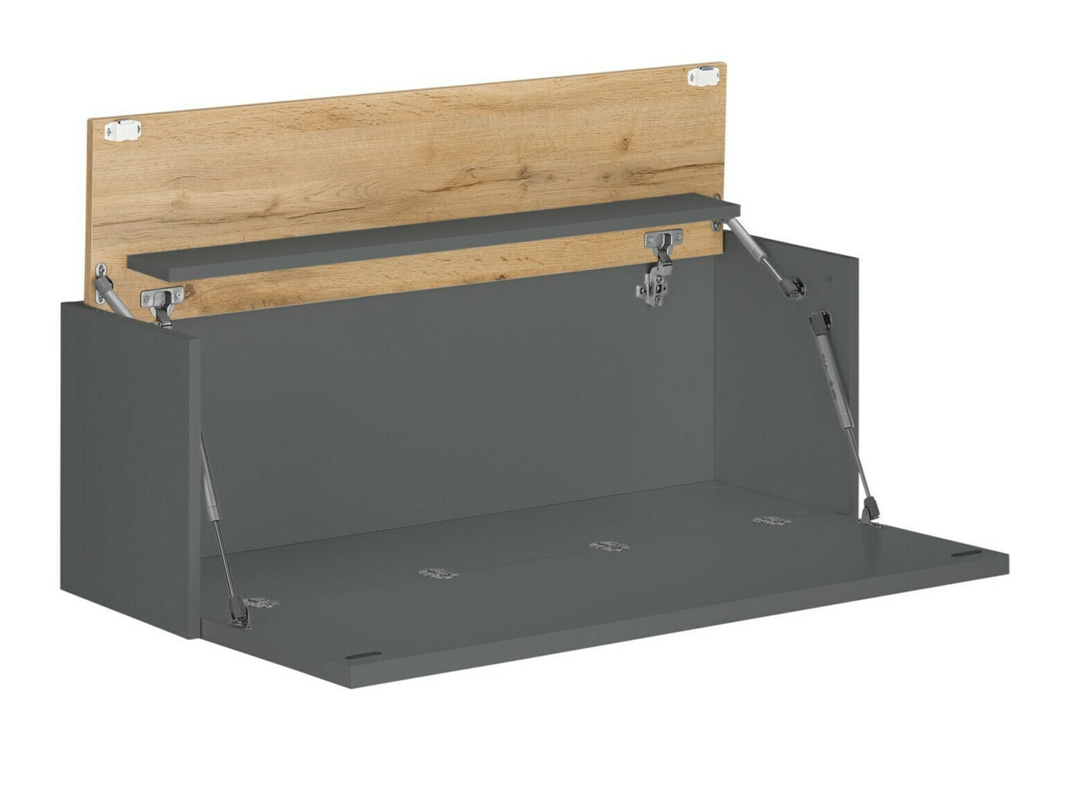 Woonkamerset Elbsori 146 (Antraciet + Wotan eik)