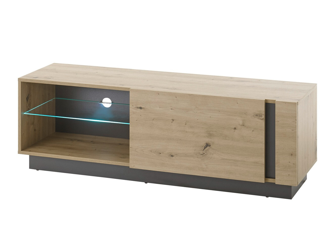TV-meubel Veropho 102 (Artisan eiken + Grafiet)