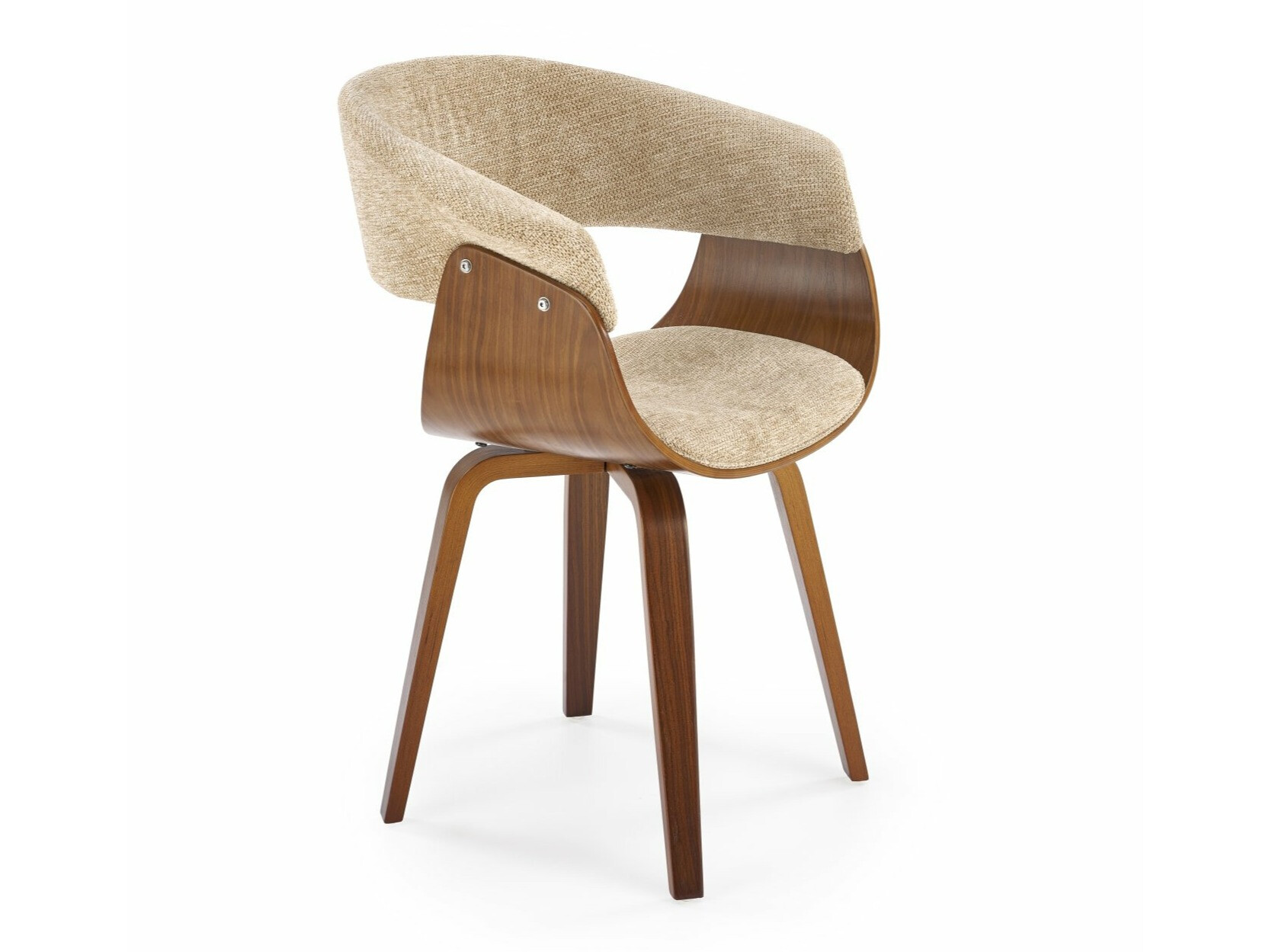 Stoel Houston 1597 (Beige + Notenhout)