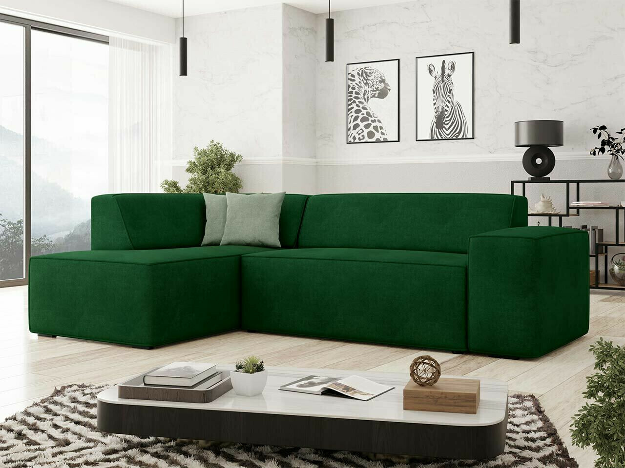 Hoekbank Comfivo 289 (Uttario Velvet 2951 + Uttario Velvet 2954)