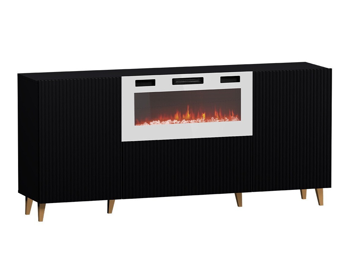 Dressoir Dicto I (Zwart + Gouden)