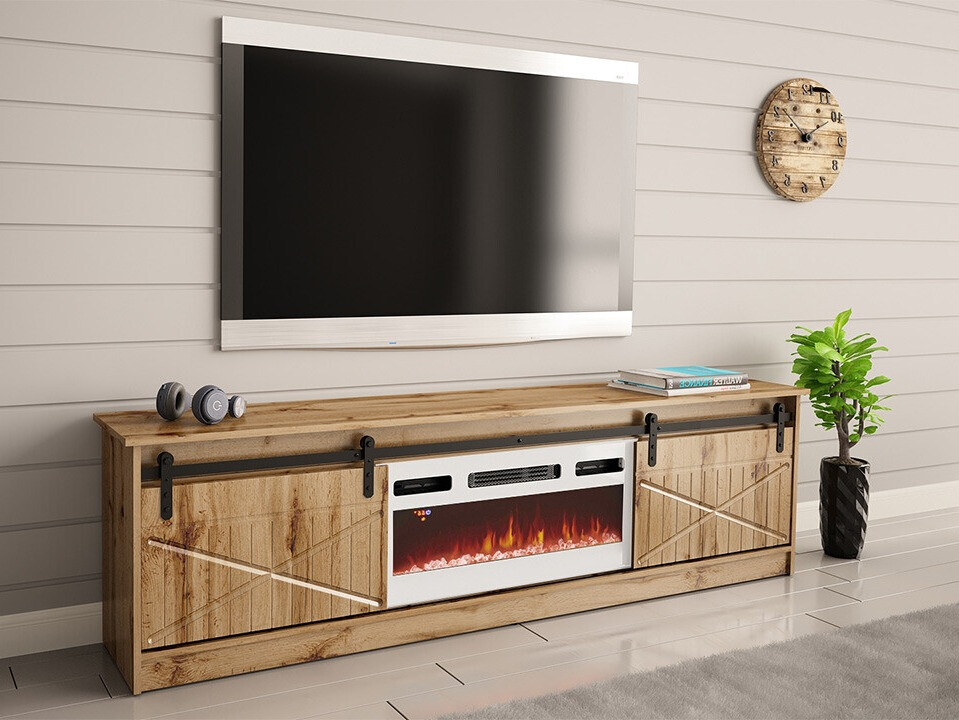 TV-meubel Charlotte 165 (Wotan eik)