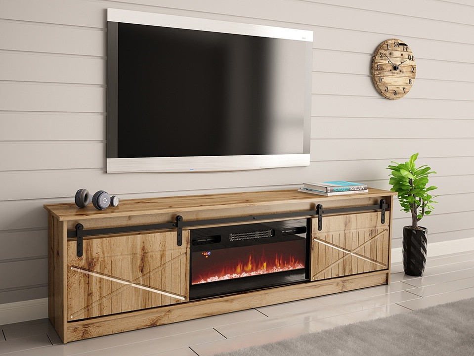 TV-meubel Charlotte 165 (Wotan eik)