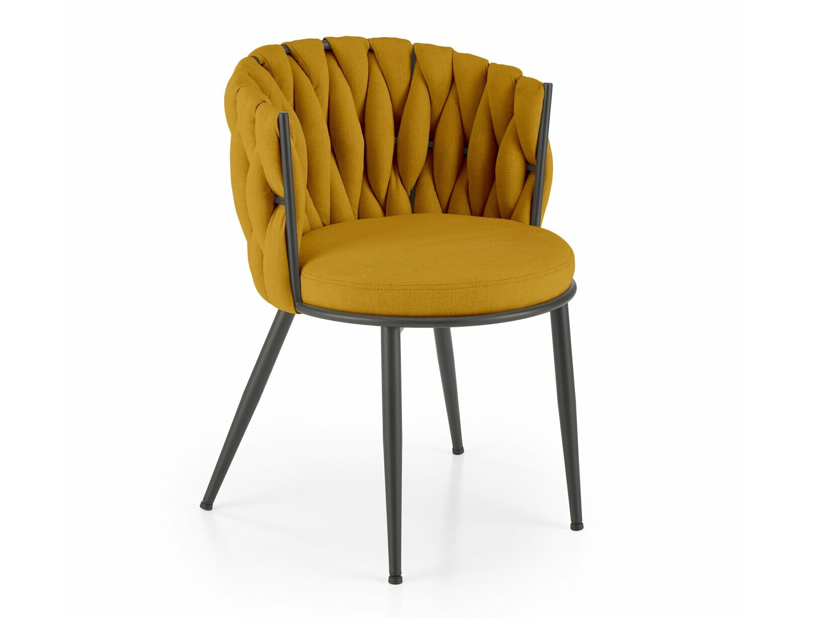 Stoel Houston 1508 (Mosterd + Zwart)