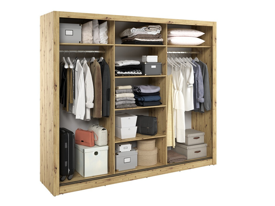 Kledingkast Fresno 101 (Artisan eiken)