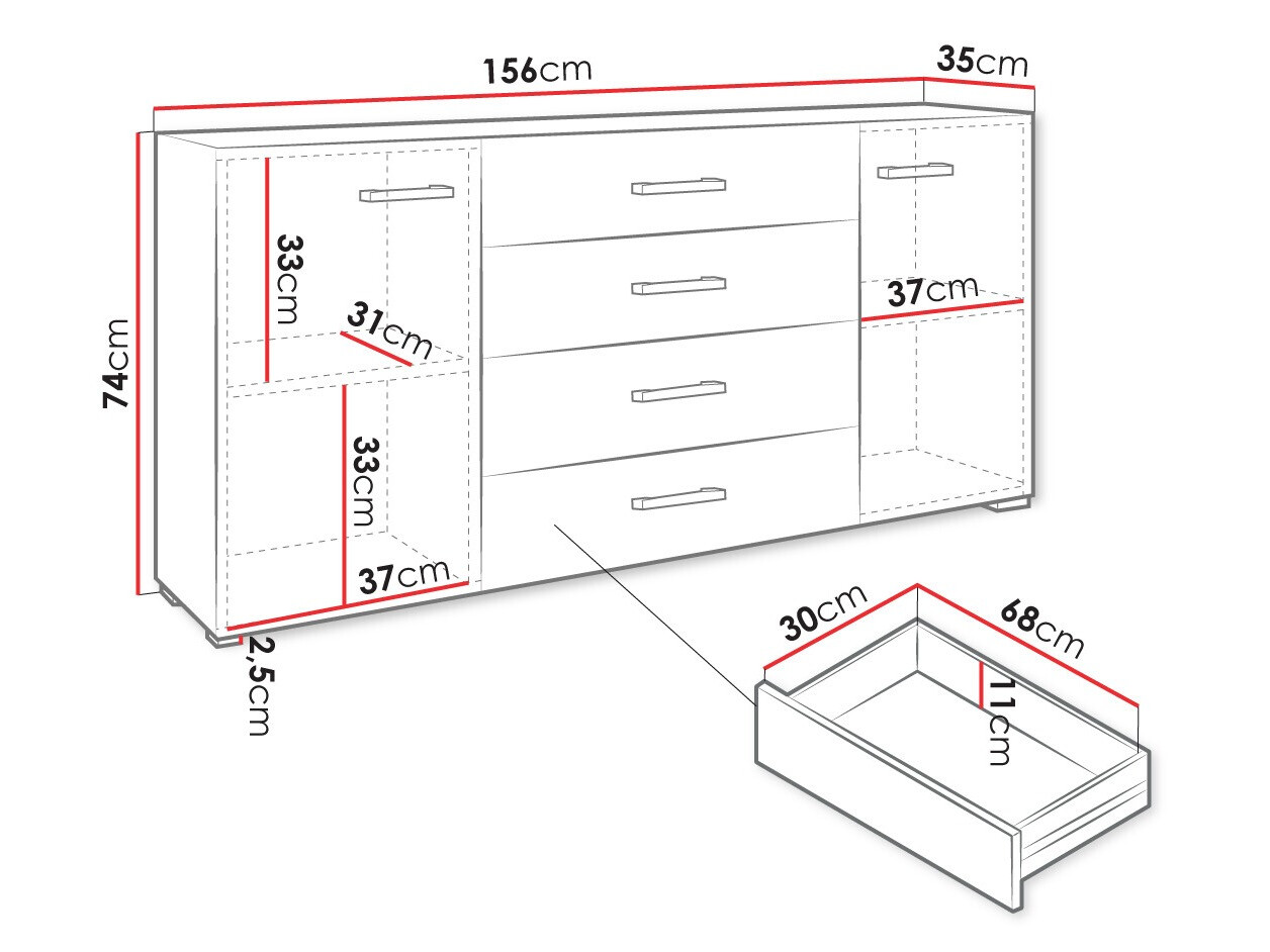 Ladekast Comfivo Casus