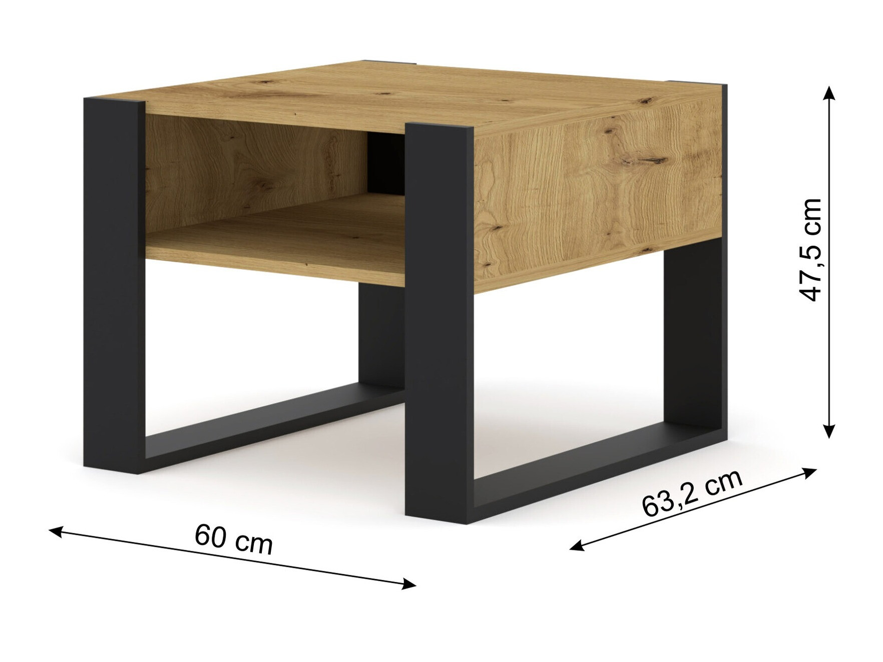 Salontafel Tivtora 103 (Artisan eiken)