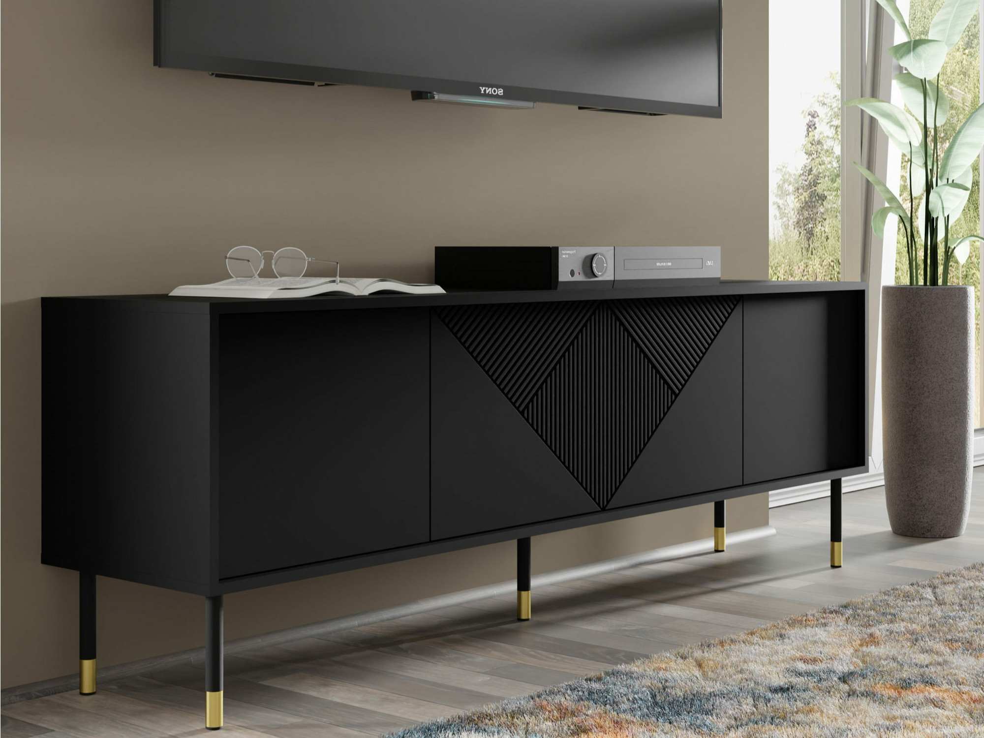 TV-meubel Teopha 100 (Zwart)