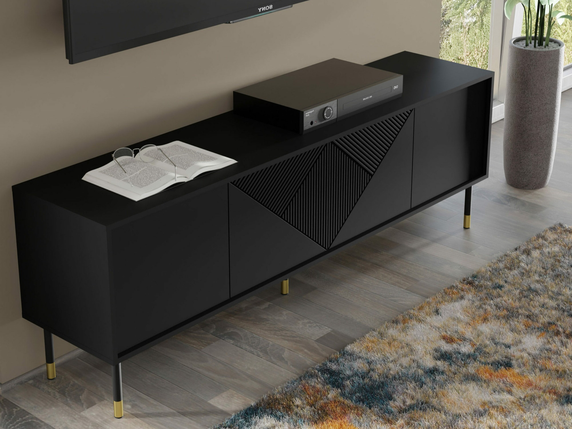 TV-meubel Teopha 100 (Zwart)