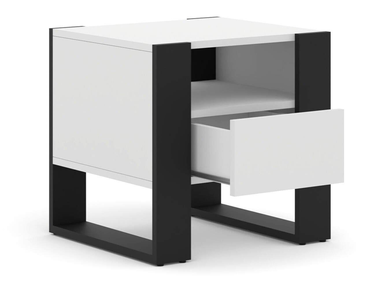 Nachtkastje Tivtora 105 (Mat wit)