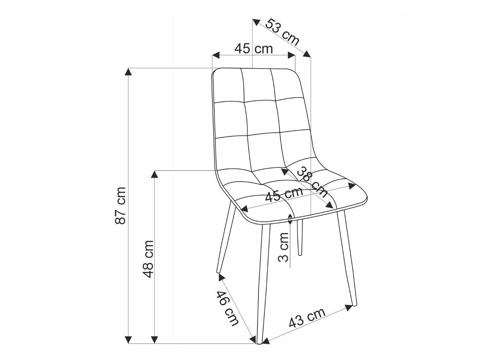 Stoel Houston 1630 (Beige)