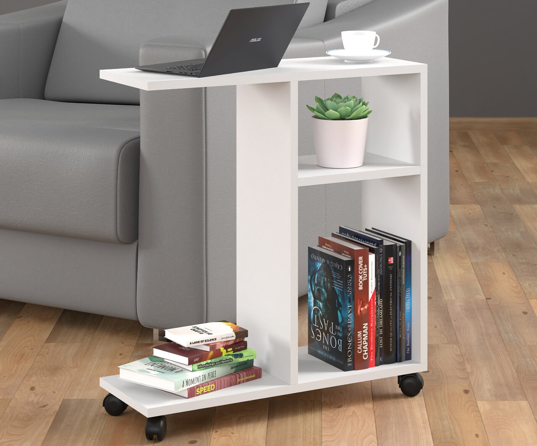 Bijzettafel Buffalo 141 (Mat wit)