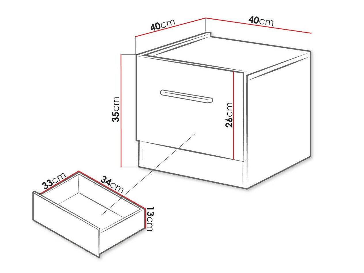 Nachtkastje Livsori 111