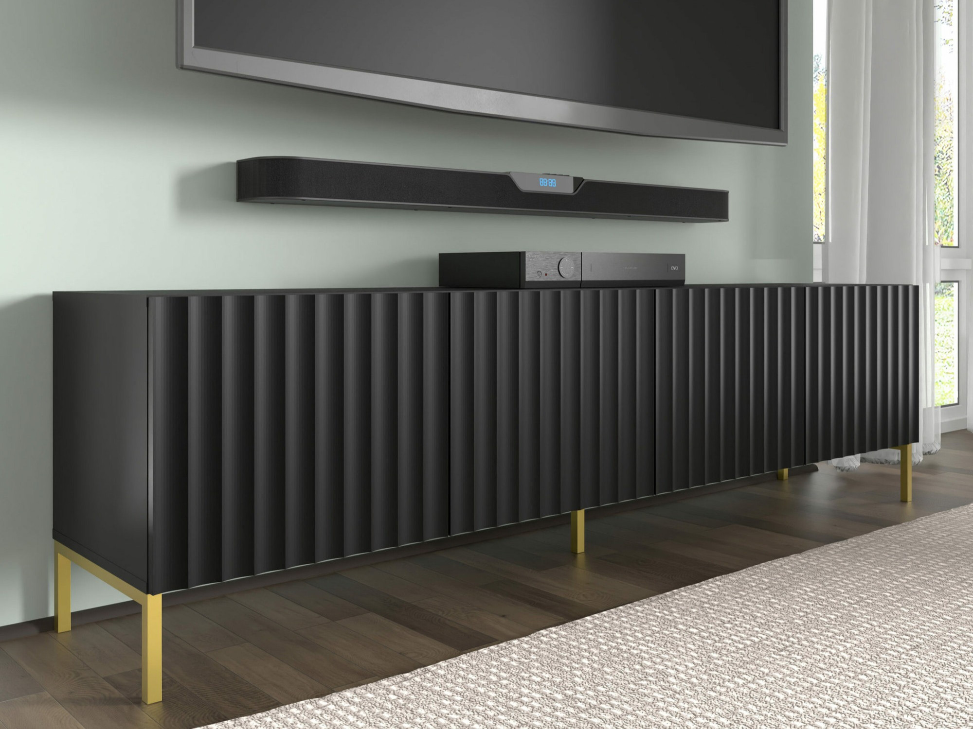 TV-meubel Soropho 103 (Zwart)