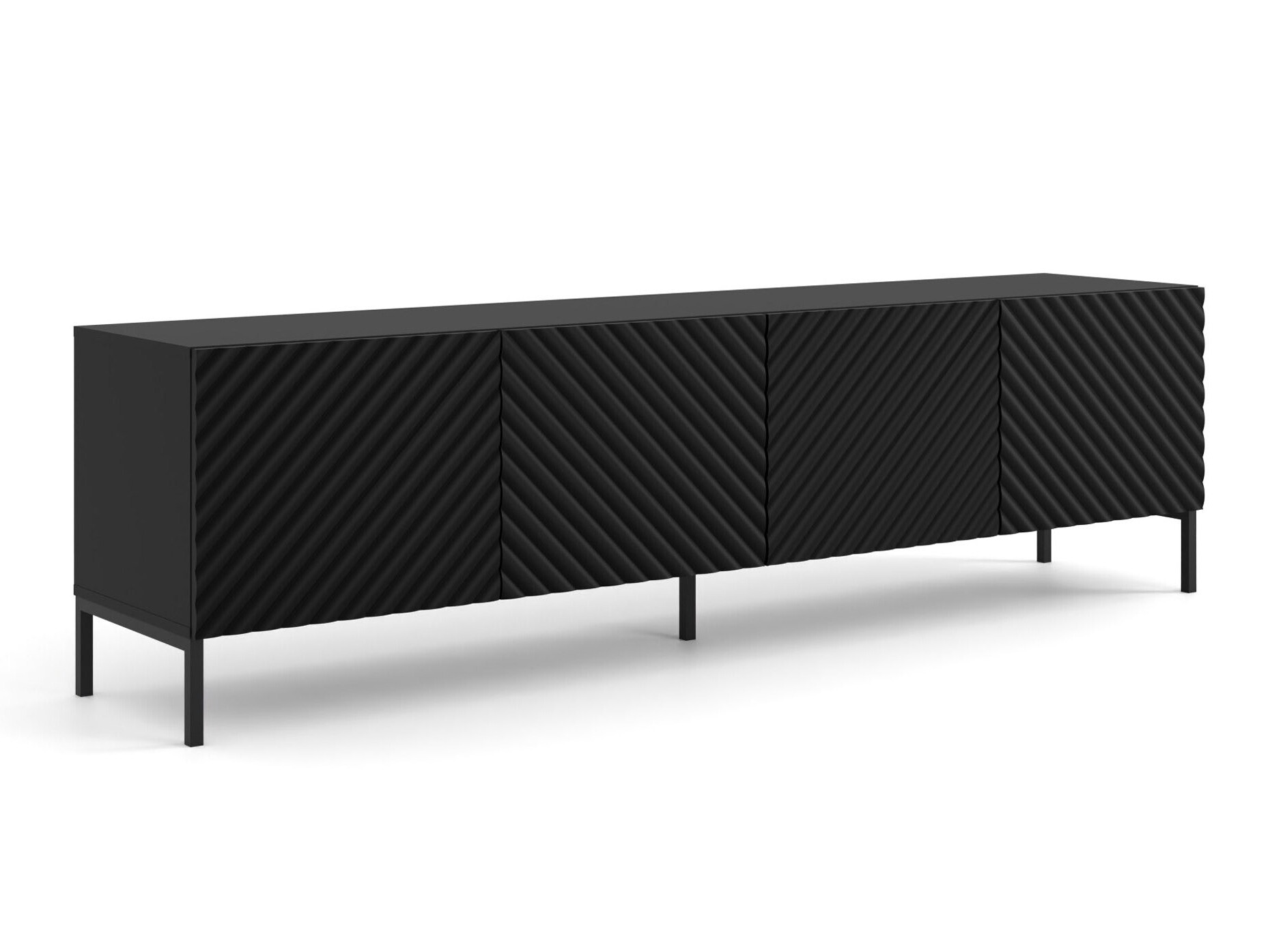 TV-meubel Fivremu 104 (Zwart)