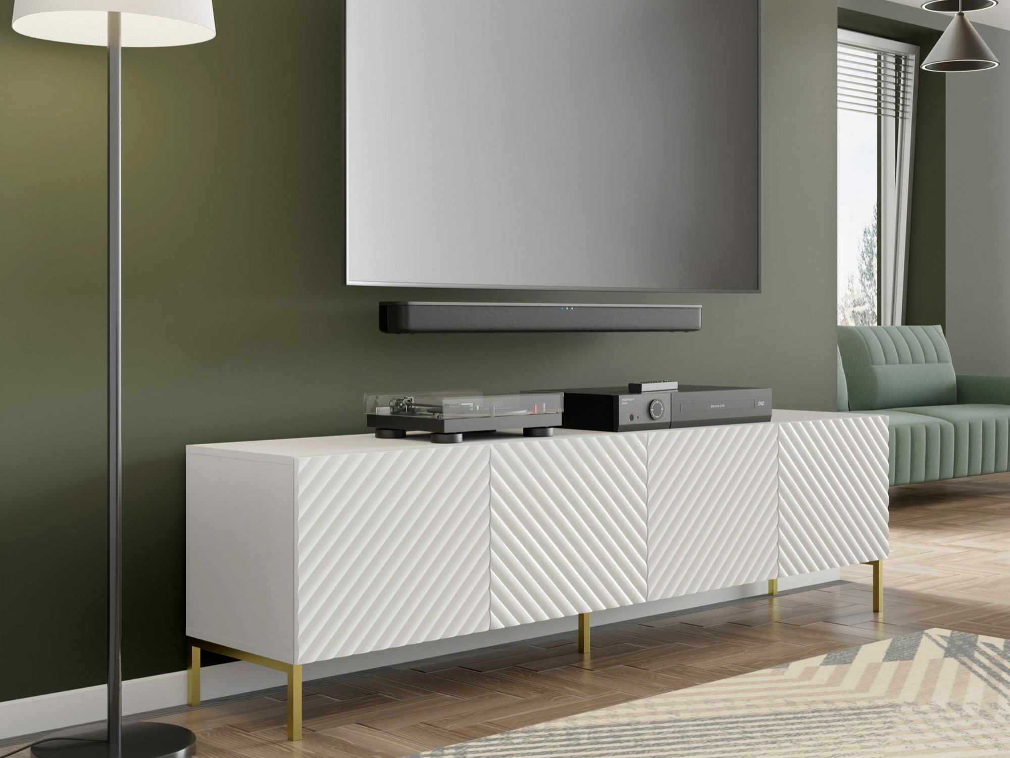 TV-meubel Fivremu 105 (Wit)