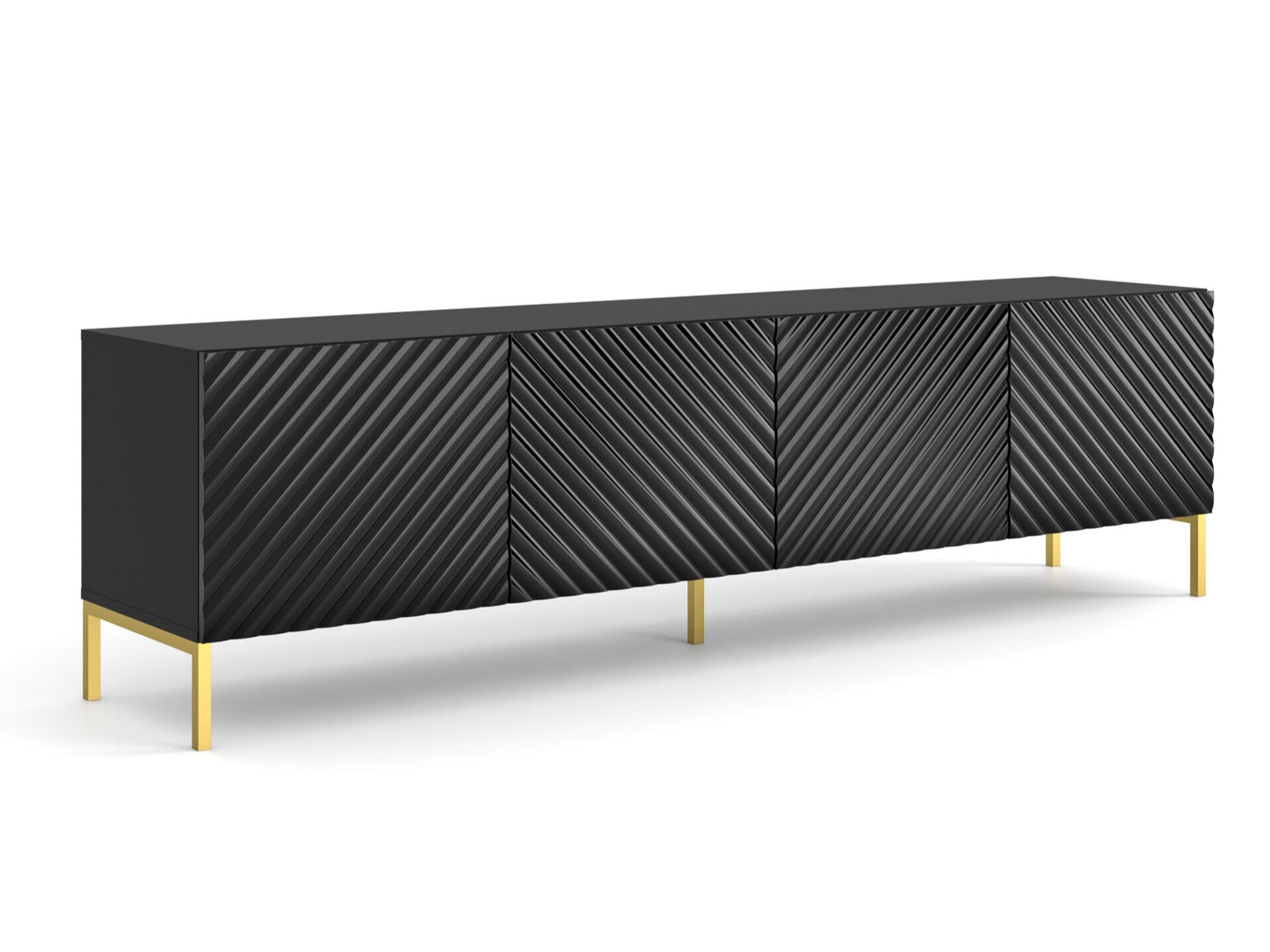 TV-meubel Fivremu 105 (Zwart)