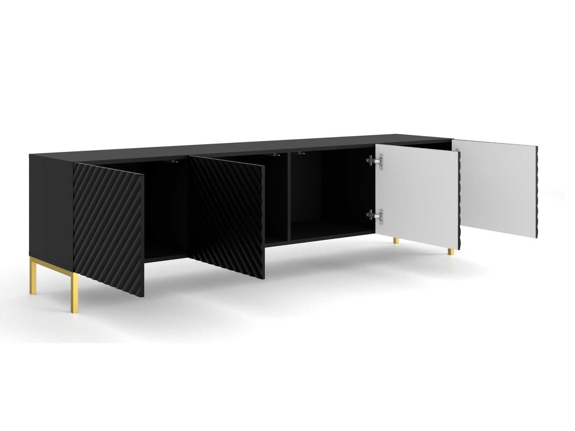 Woonkamerset Fivremu 108 (Zwart)