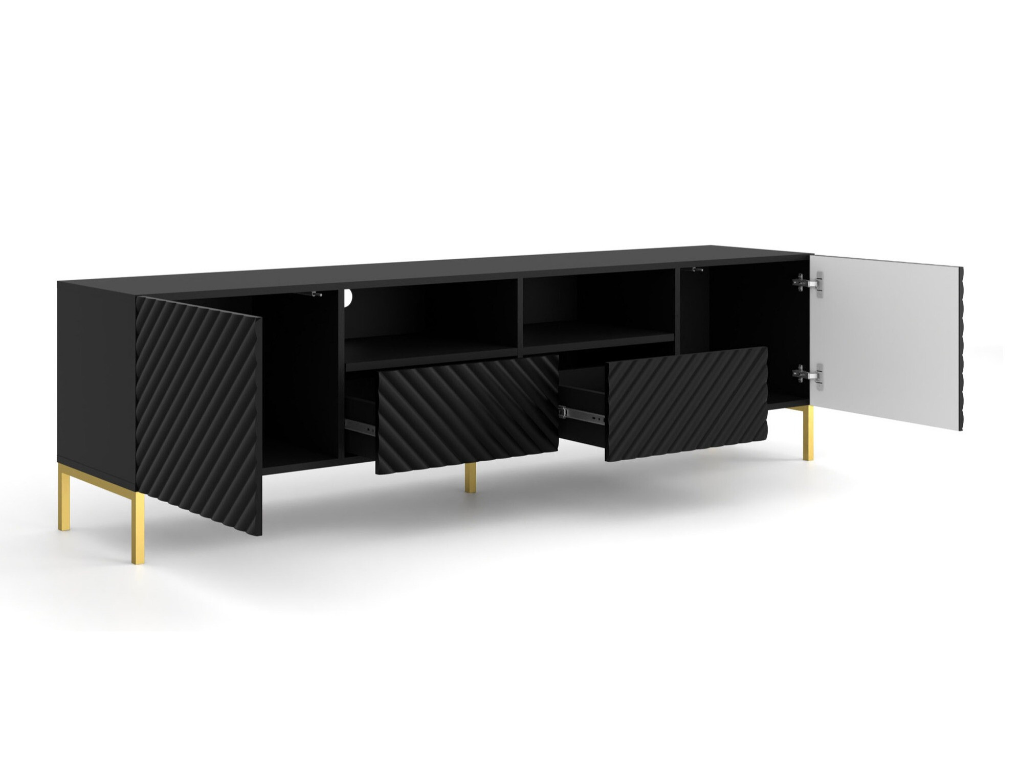 Woonkamerset Fivremu 109 (Zwart)