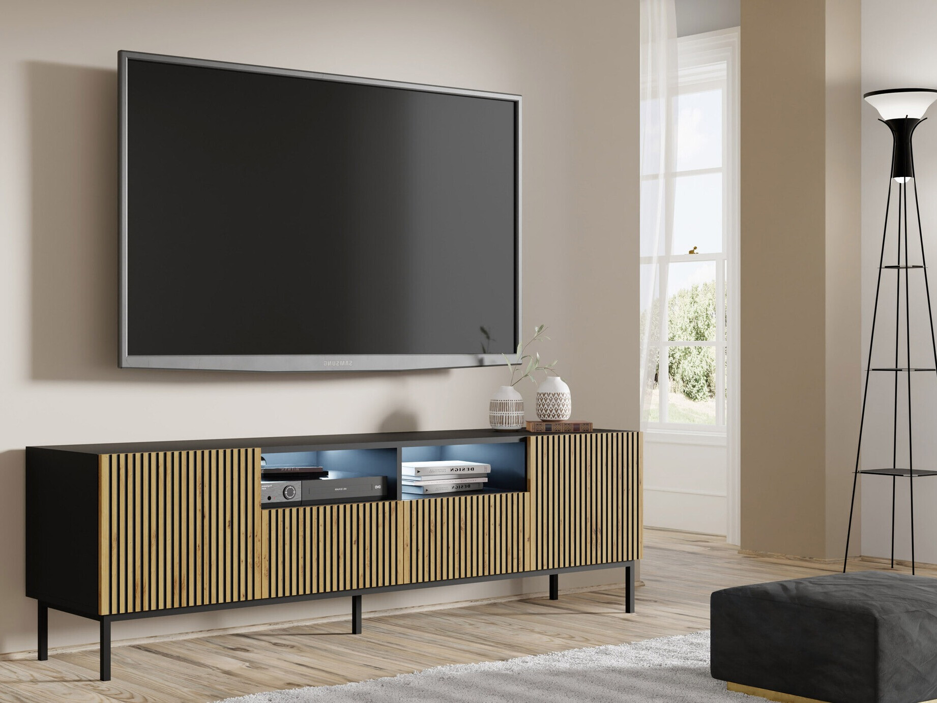 TV-meubel Talsalu 100 (Zwart)