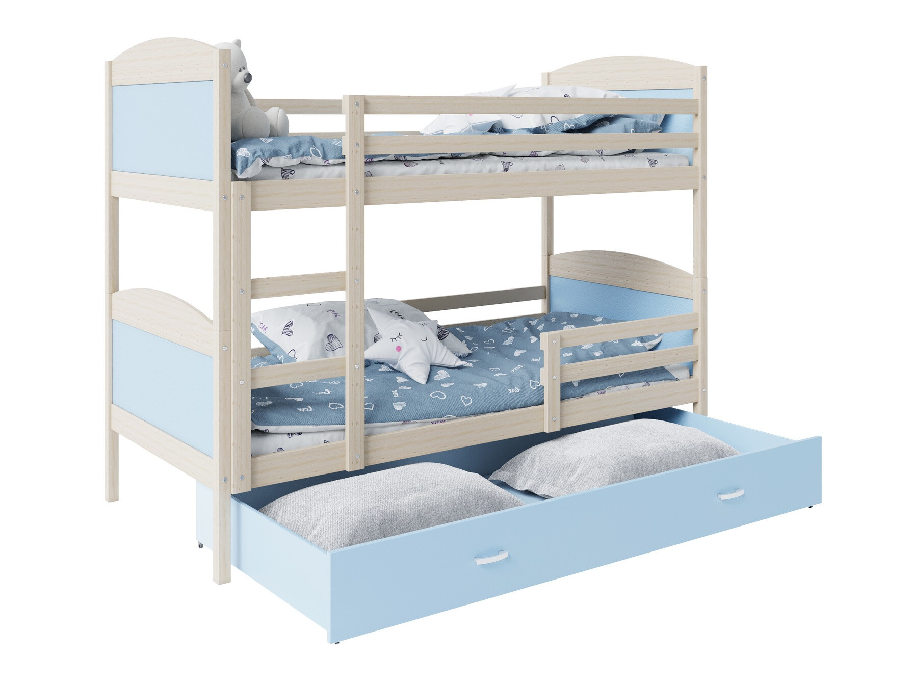 Stapelbed Aurora 102 (Grenen)