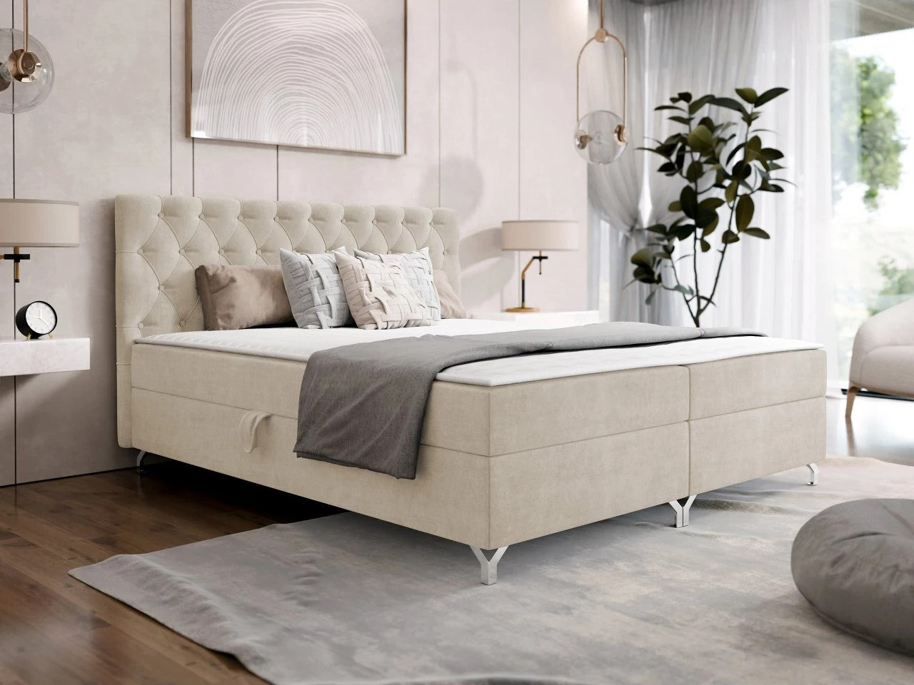 Boxspring Memphis 141 (Manila 02)