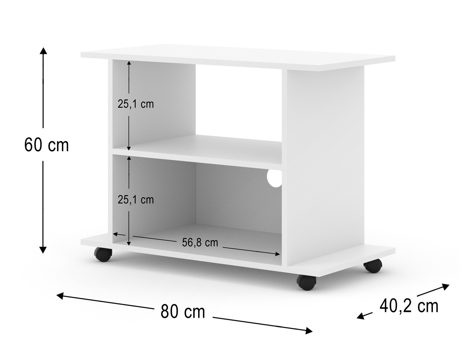 TV-meubel Buffalo 162 (Wit)
