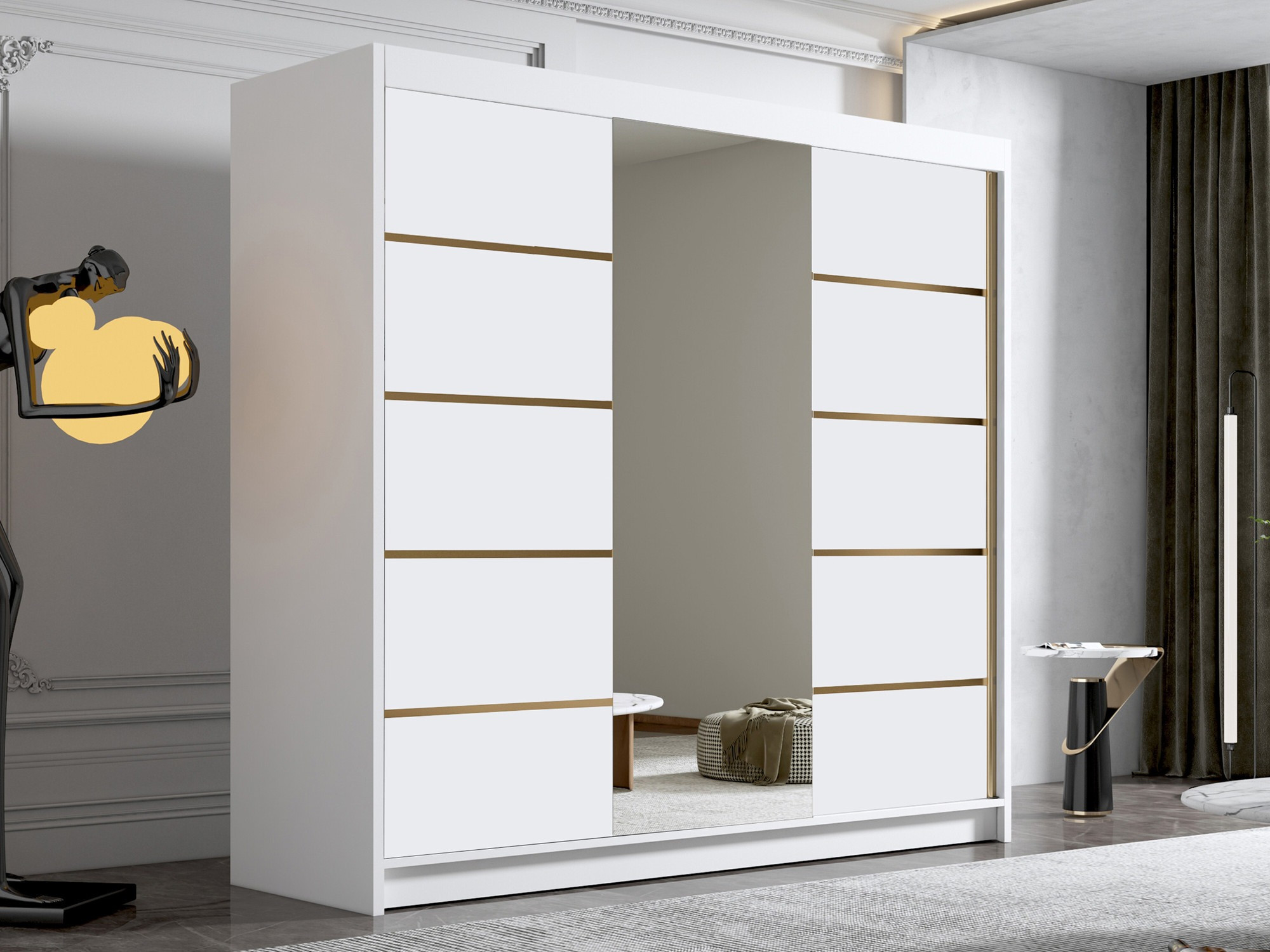 Kledingkast Closico Plenor VI (Wit)