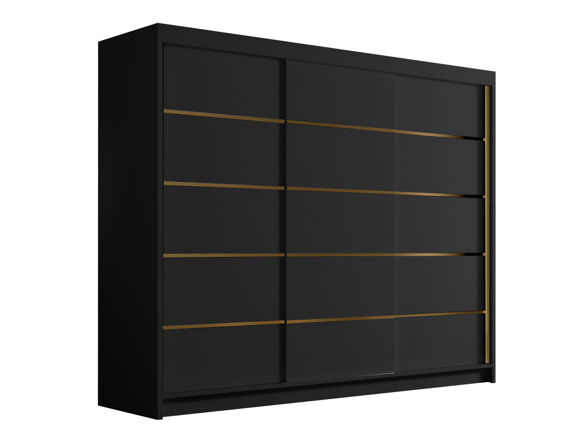 Kledingkast Closico Veltron II (Zwart)